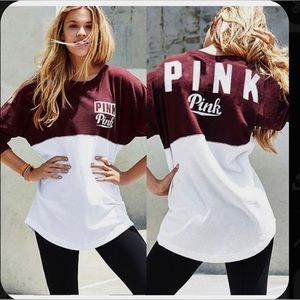 Victorias Secret Pink Sweatshirt Womens Crew